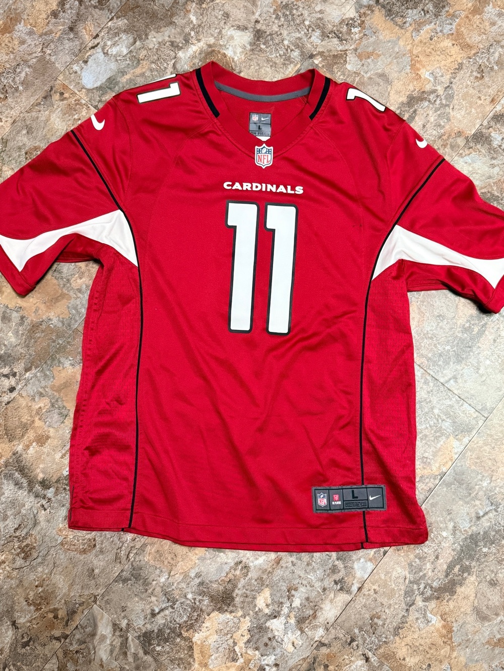 Nike Red Cardinals #11 Men's Football Jersey